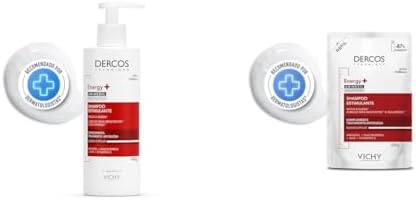 Kit Dercos Shampoo 400g e Refil 200g