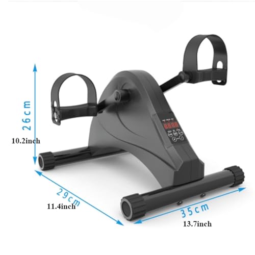 Mini bicicleta de pedales para ejercicio bajo escritorio miniatura 2