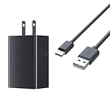 Wall Charger 5V/2A Fast Charger Compatible Tablet Fire Tablet Kids Tablets Charger Cord Replacement for Mobile Phone Smasung Android Phone USB C Charger Cable and AC/DC Home Wall Charger Power Adapter