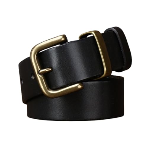 Ceinture pour hommes et femmes avec boucle en laiton massif robuste