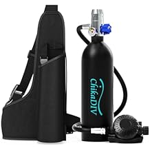 Mini Scuba Tank with 1L Capacity Lung TankDOT Certified Dive Portable Lungs for Snorkeling and Underwater Breathing