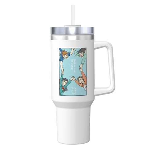 宇宙よりも遠い場所 水筒 自動車用保温カップ 保温保冷 大容量 魔法瓶 1100ml ウォーターカップ 車用ポット マグカップ 車用ステンレス 真空断熱 直飲み