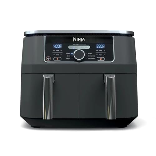 Ninja AD150 Foodi 8 Quart 6-in-1 DualZone 2-Basket...
