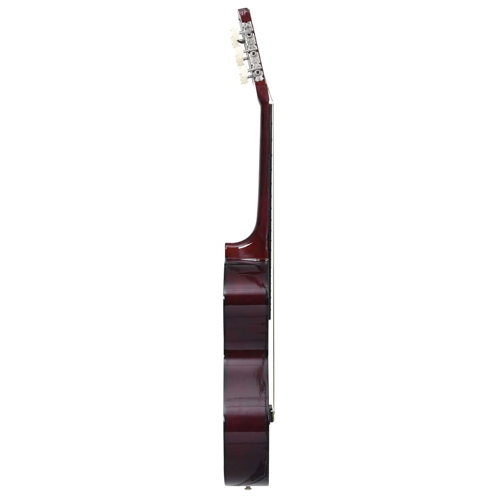 vidaXL Set de Guitarra Clásica Niños y Principiantes 8 Plazas Aficionados Instrumento Musical Acústica Óptima para Jóvenes Alumnos 3/4 36"