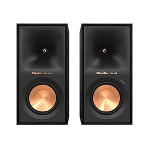 Klipsch R-50PM Powered Speakers with 5.25" Woofers, Black