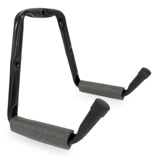 Amig - Gancho Colgador de Pared | Soporte para Bicicletas y Herramientas | Acero Zincado | Recubrimiento de Goma Antideslizante | Fácil Instalación | Peso recomendado: 35 kg