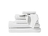 Coyuchi Air Weight Organic Towels, Wash Cloth - Alpine White (12' x 12')