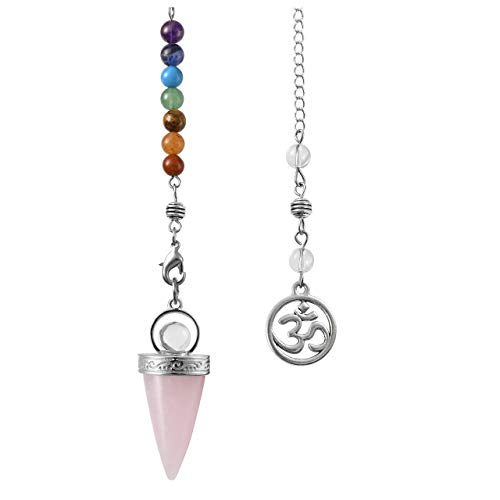 Pendel aus Crystaltears Edelstein für Chakra und Meditation