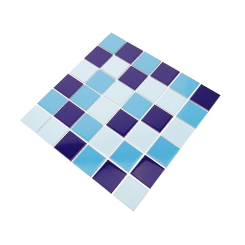 Carrelage céramique bleu pour rénover un sol glissant ou abîmé sans joint - 2