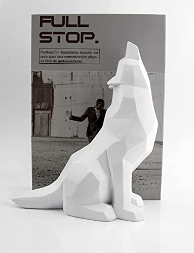 Wisifayardin White Howling Wolf Figurine Statue For Home Decor #TOP9