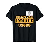 Funny Hillary for Prison Inmate Halloween Costume T-Shirt
