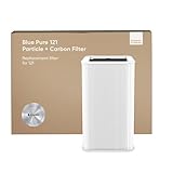 BLUEAIR Blue Pure 121 Genuine Replacement Filter, Particle and Activated Carbon, Fits Blue Pure 121 Air Purifier