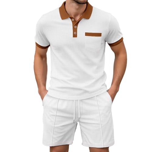 Ensemble homme été respirant à poches fonctionnelles pour rester au frais tout le mois de juillet