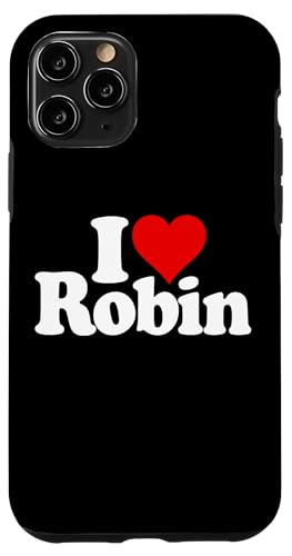 I LOVE HEART ROBIN NAMEE ON A TEE �X�}�z�P�[�X iPhone 11 Pro �p