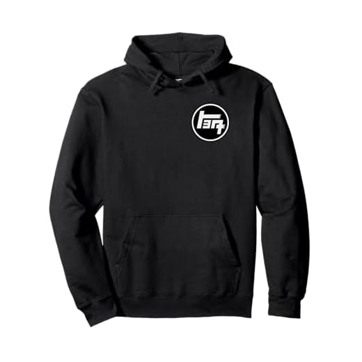 TEQ Insignia Negra Sudadera con Capucha