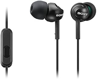 Sony MDR-EX110APB słuchawki dokanałowe z mikrofonem, czarne