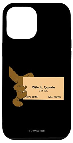 Iphone 12 Pro Max Looney Tunes Wile E. Coyote Genius Case #TOP20