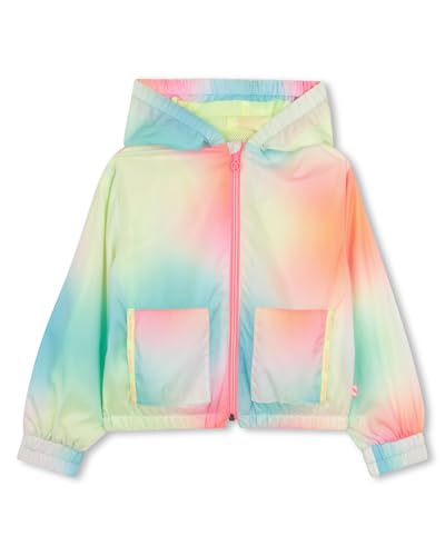 BILLIEBLUSH Hooded Windbreaker Girl's, Multicolor, 5 Years