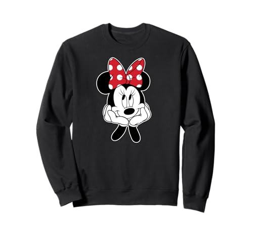 Sweat Minnie Disney Polka Dot pull mignon manches longues femme