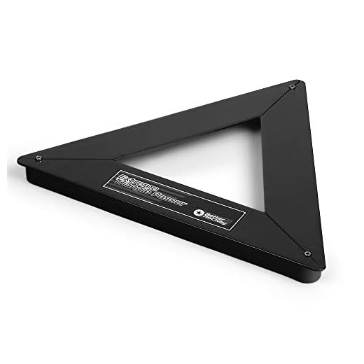 Better Hockey Extreme Triangle Passer - Heavy-Duty Steel Puck Rebounder for One-Timers, Improves Passing, Shooting, and Stickhandling Skills, Use On and Off the Ice, Offers Three 22 Inch Passing Slots