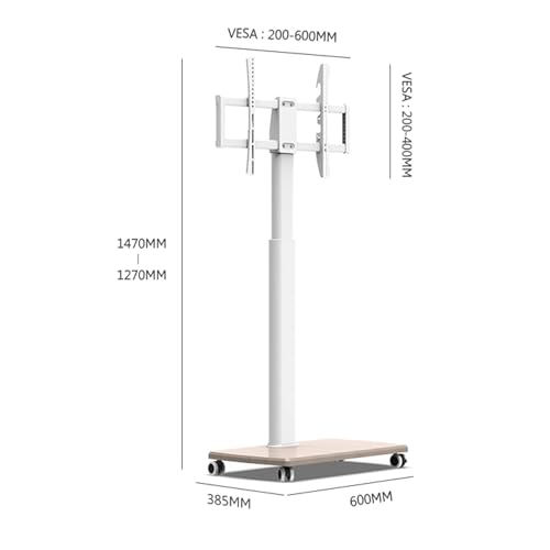 Soporte móvil para TV de piso para 37 a 75 pulgadas miniatura 2