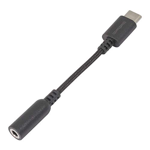 オウルテック USB Type-C オーディオ変換アダプター 9cm イヤホン変換 3.5mm 断線に強い 高強度 ブラック OWL-CBCF3501-BK