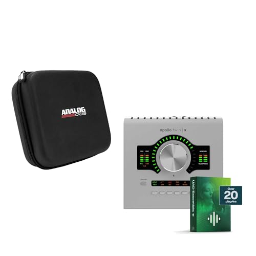 UNIVERSAL AUDIO Apollo Twin X DUO Gen2 Essentials+ Edition + Analog Cases��p�Z�~�n�[�h�P�[�X 10�C�� 6�A�E�g�I�[�f�B�I�C���^�[�t�F�C�X ���j�o�[�T���I�[�f�B�I