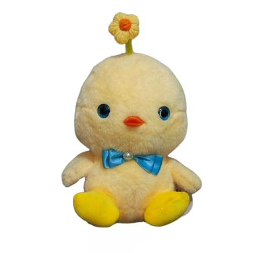 Image of Flufies Plush Toys - Snuggly and Aesthetic Stuff Plush Toys and Baby Toys - Soft Toys for Baby Girl and Baby Boy - Soft Toys for Girlfriend Gift (Flower Duck)