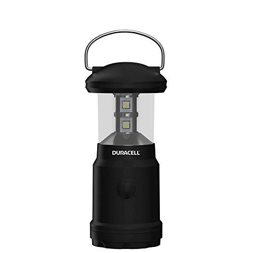 Duracell Lanterna da série Explorer Lantern, 90 lúmenes, luz LED, acabamento em plástico preto, pilhas Duracell incluídas (embalagem de 1) (LNT-20)