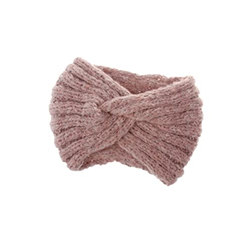 NULYLU Unique Design Mohair Headband Cross Hair Band Knitted Woolen Yarn Headwrap