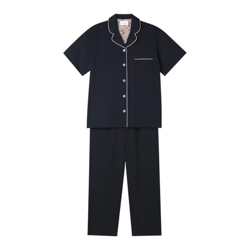 [EiiN[] ȍ W[W  pW} MADE WITH LIBERTY FABRIC [EFA ㉺Zbg fB[X (BK-ubNAL)