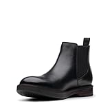 [クラークス] チェルシーブーツ サイドゴアブーツ ポールソンアップ 本革 メンズ ブラックレザー 26 cm