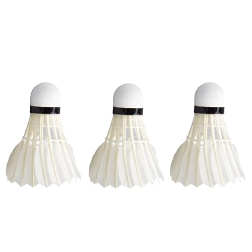 Volantes de bádminton birdiess, pelota de bádminton estable con luces, volantes de plumas de nailon birdiess, pelotas de entrenamiento de bádminton para niños y adultos, accesorios de entrenamiento