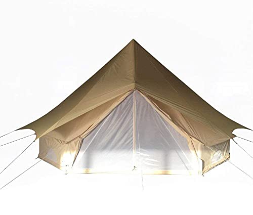 Carpa Bell de Lona Algodón 4 Personas con Tapa