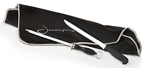 Iberico Ham (Shoulder) Grass-Fed Bone In From Spain + Ham Stand + Knife + Ham Cover + Ham Tongs - Jamon Iberico Pata Negra All Natural With Mediterranean Sea Salt #TOP5