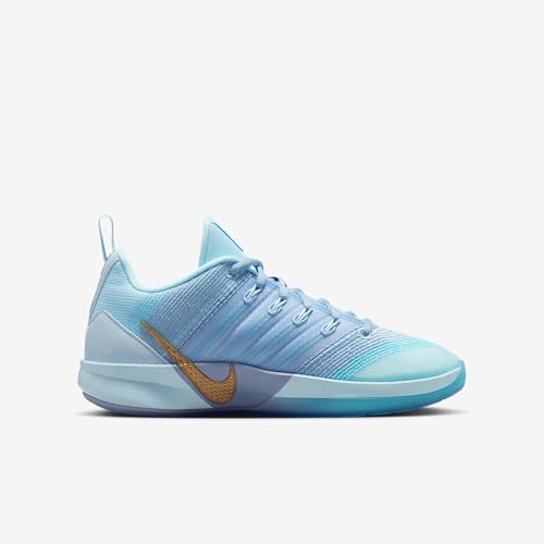 Nike Sabrina 3 "Blueprint Big Kids' Basketball Shoes (Glacier Blue/Light Armory Blue/Still Blue/Metallic Gold)3