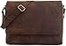 Price comparison product image LEABAGS Oxford shoulder bag made of genuine buffalo leather in vintage look I laptop bag up to 15 inch I messenger bag I leather bag I shoulder bag I briefcase I 38x10x31cm
