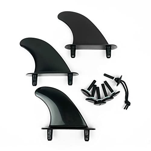 WaveStorm - WaveStorm 4.5in Bolt Thru Fin Set // Fin Set for Bolt Through Surfboards