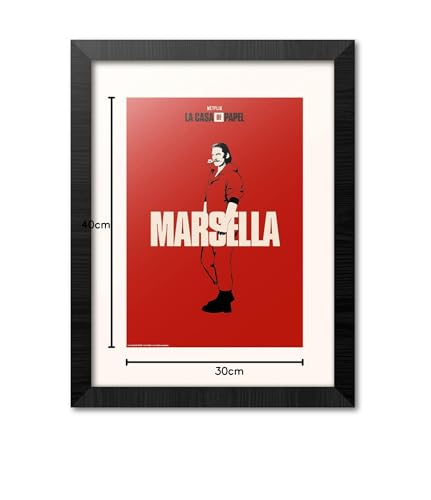 Grupo Erik Framed Print 30 x 40 cm Marseille, Decorative Print La Casa de Paper, Poster House of Paper/Print La Casa de Paper - Image 2