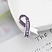 2PC Purple care for AD Alzheimer’s Awareness ribbon Enamel Pin Identification and label badge brooch