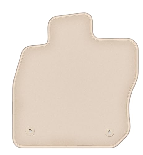 Tapis conducteur Cupra Leon en velours beige élégant et confortable Fortuna