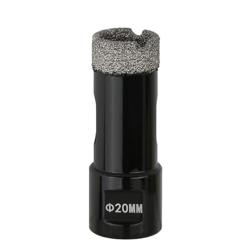 Vearter 20mm Dry Diamond Core Drill Bit, M14 Thread Connection Vacuum Brazed Masonry Hole Saw