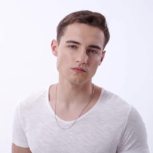 Dacc & Aya Authentic 925 Sterling Silver Round Box Chain for Men & Women Diamond Cut Sterling Silver Chain with Lobster-Claw Clasp, Sturdy and Shiny 1.5/2/3mm, 16-26 Inch2