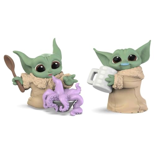 Hasbro Star Wars Mandalorian Bounty Collection - Pack 2 Figurines The Child Tentacle Soup & Milk Mustache Hasbro Star Wars Mandalorian Bounty Collection - Pack 2 Figurines The Child Tentacle Soup & Milk Mustache