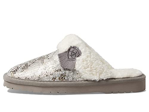 ARIAT Women's Indoor & Outdoor Rubber Bottom Jackie Square Toe Slippers-Exotic Colors4