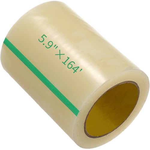 Image of Homaisson Greenhouse Repair Tape, 5.9 inchx164' High Adhesion Poly Patch Tape, Waterproof Clear Tent Tape, PE Sheeting Tape, Greenhouse Accessories for Seaming and Sealing