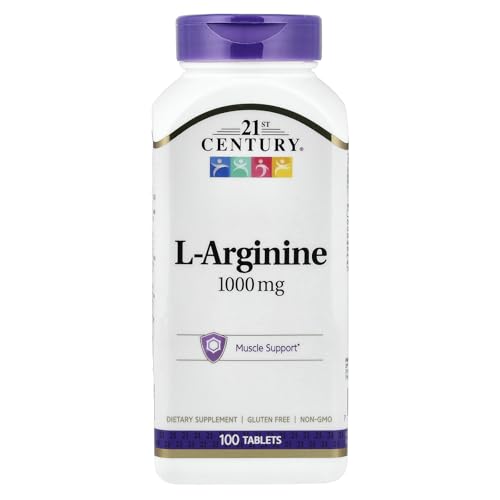 21st Century L-Arginine 1 000mg 100 Tablets