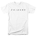 Popfunk Friends TV Show Logo White T Shirt & Stickers (Medium)