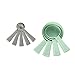 Produktbild HARVESTFLY 9-teiliges Messlöffel-Set/Messbecher-Set, Messbereiche: 1,25/2,5/5/7,5/15/60/80/125/250ml, PP, Maßlöffel Messbecher Kunststoff Bunte Dosierlöffel Kochen Backen Dosieren Dosierhilfe
