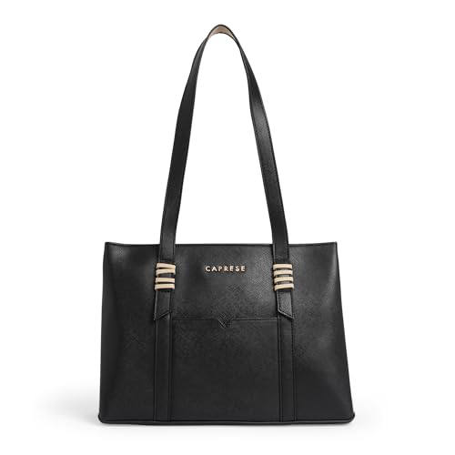 Image of Caprese Roma Tote Medium Bag for Women|Stylish, Durable, Multi-Compartment Design for Work, Travel, Shopping |Comfortable Straps Shoulder Bag, Ideal for Laptop & Essentials